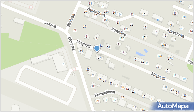 Pruszków, Błońska, 27A, mapa Pruszków