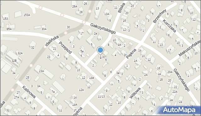 Radom, Bliska, 4, mapa Radomia
