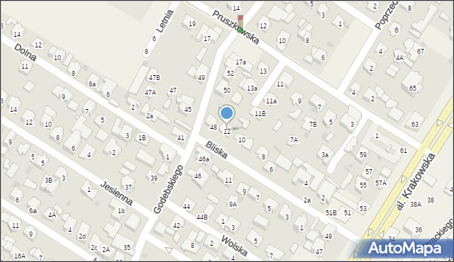 Raszyn, Bliska, 12, mapa Raszyn