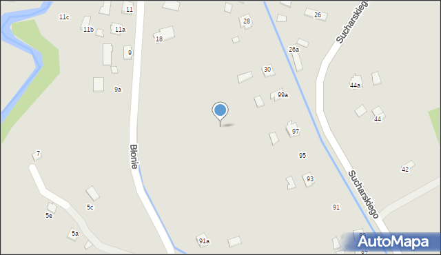 Ropczyce, Błonie, 10b, mapa Ropczyce