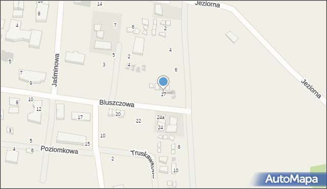 Rowy, Bluszczowa, 17, mapa Rowy