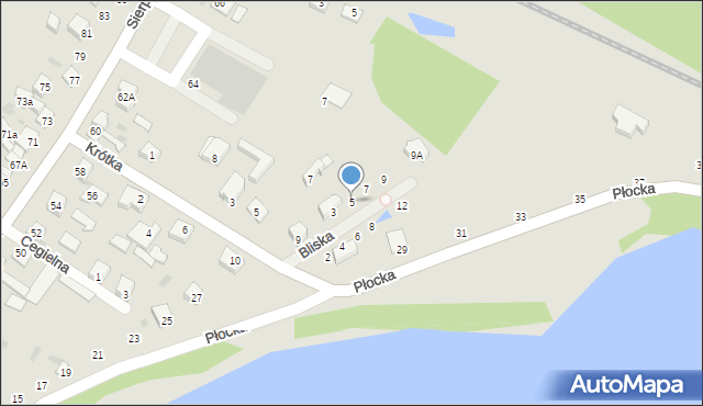 Skępe, Bliska, 5, mapa Skępe