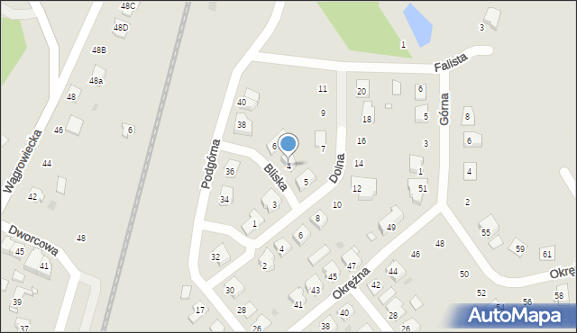 Skoki, Bliska, 4, mapa Skoki