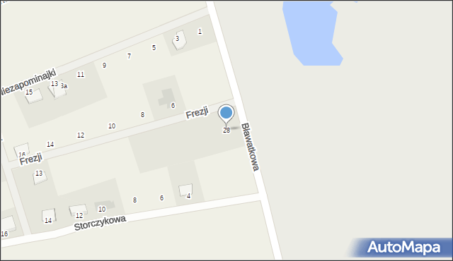 Skowarcz, Bławatkowa, 28, mapa Skowarcz