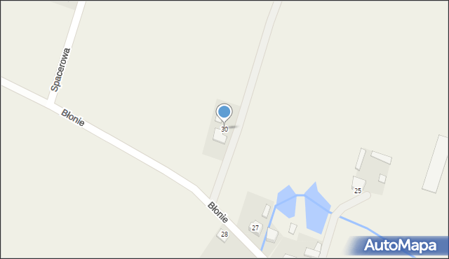 Skrzelczyce, Błonie, 30, mapa Skrzelczyce