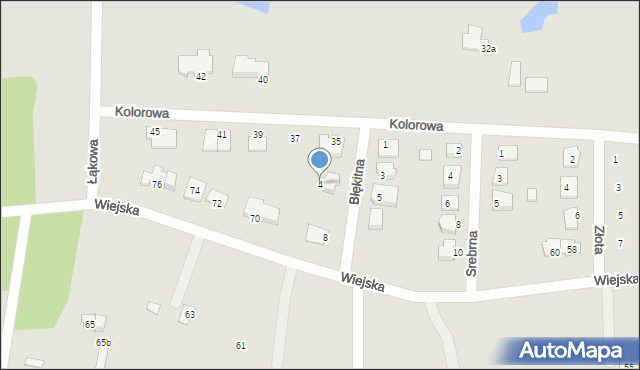 Solec Kujawski, Błękitna, 4, mapa Solec Kujawski