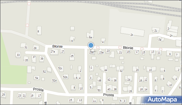 Solec Kujawski, Błonie, 23b, mapa Solec Kujawski