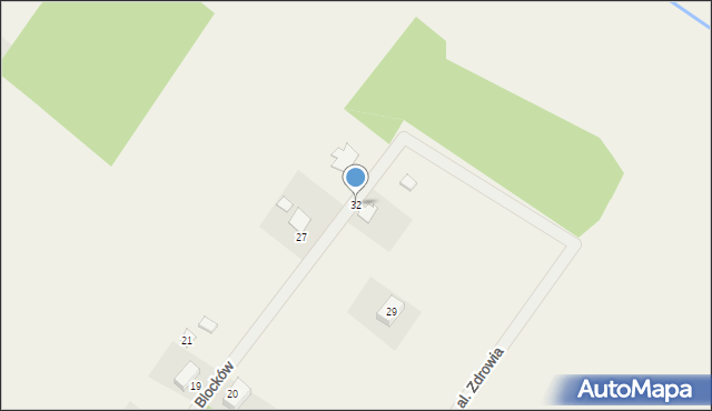 Strzepcz, Blocków, ks., 32, mapa Strzepcz