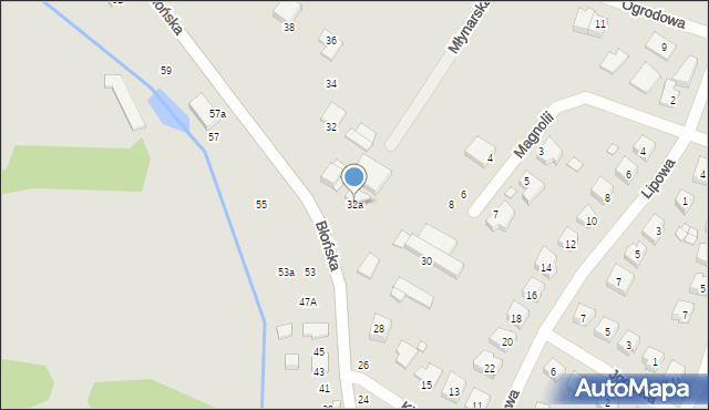 Tarczyn, Błońska, 32a, mapa Tarczyn