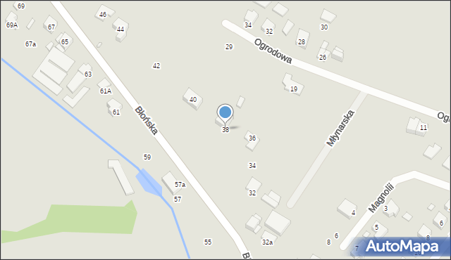 Tarczyn, Błońska, 38, mapa Tarczyn