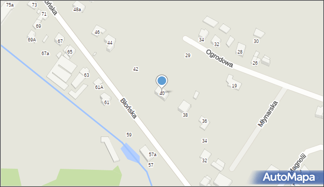 Tarczyn, Błońska, 40, mapa Tarczyn