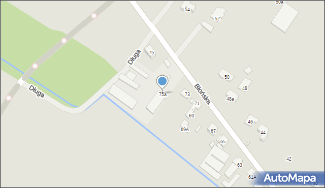 Tarczyn, Błońska, 75a, mapa Tarczyn