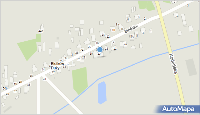 Terespol, Błotków, 17, mapa Terespol