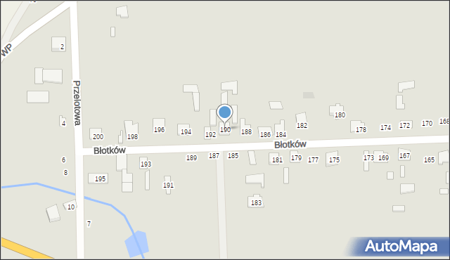 Terespol, Błotków, 190, mapa Terespol