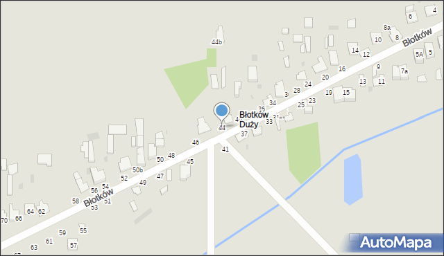 Terespol, Błotków, 44, mapa Terespol