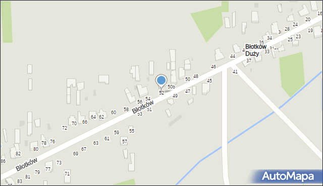 Terespol, Błotków, 52, mapa Terespol