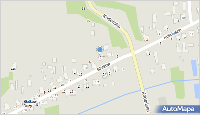 Terespol, Błotków, 6, mapa Terespol