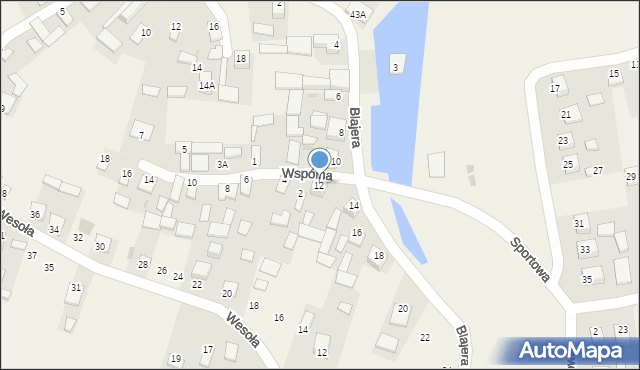 Turbia, Blajera Albina, ks., 12, mapa Turbia