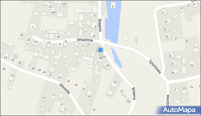 Turbia, Blajera Albina, ks., 16, mapa Turbia