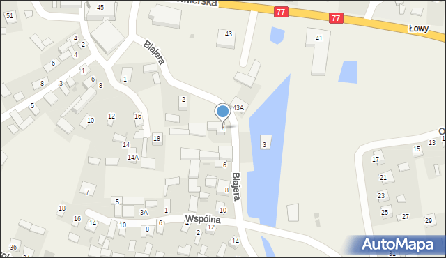 Turbia, Blajera Albina, ks., 4, mapa Turbia