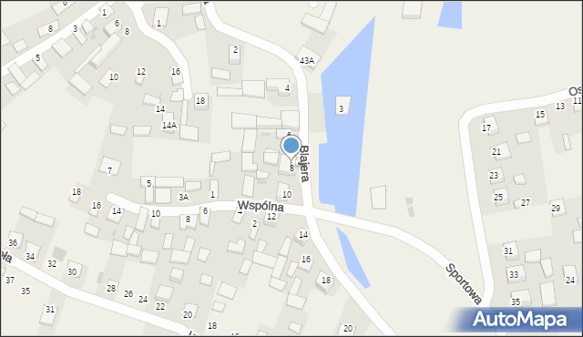 Turbia, Blajera Albina, ks., 8, mapa Turbia