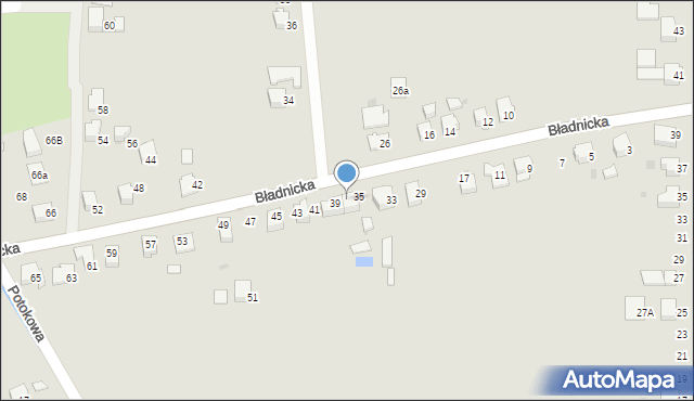 Ustroń, Bładnicka, 37, mapa Ustroń