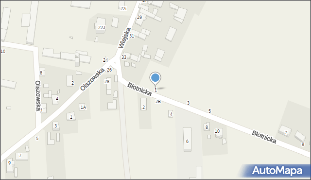 Warmątowice, Błotnicka, 1, mapa Warmątowice