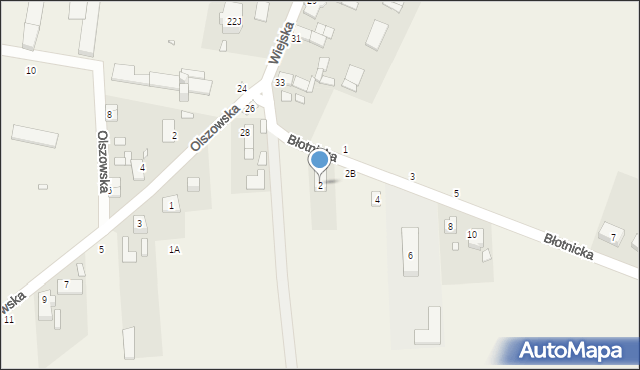 Warmątowice, Błotnicka, 2, mapa Warmątowice