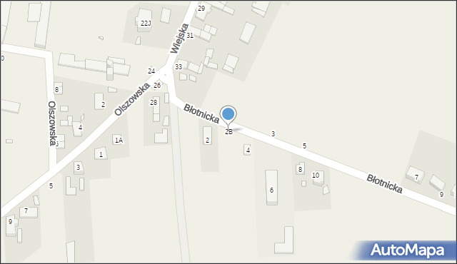 Warmątowice, Błotnicka, 2B, mapa Warmątowice