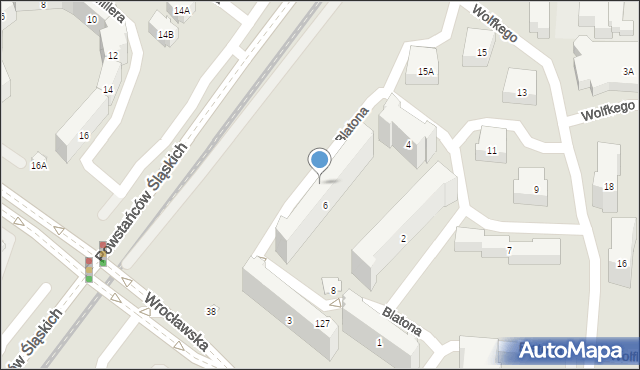 Warszawa, Blatona Jana, 77, mapa Warszawy