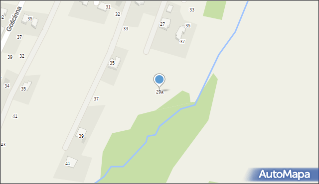 Wilkowice, Bławatków, 29a, mapa Wilkowice