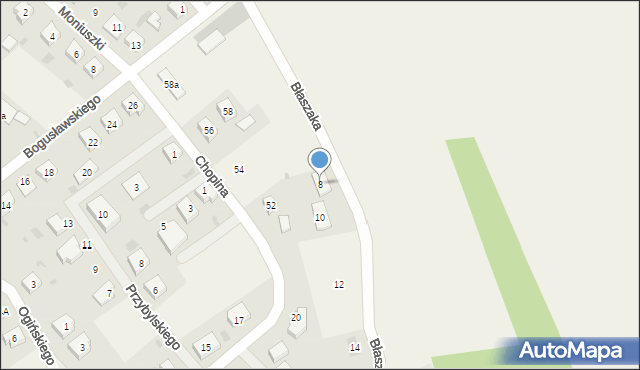 Włoszakowice, Błaszaka A., ks., 8, mapa Włoszakowice