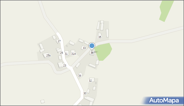 Wolina, Błonie, 36, mapa Wolina