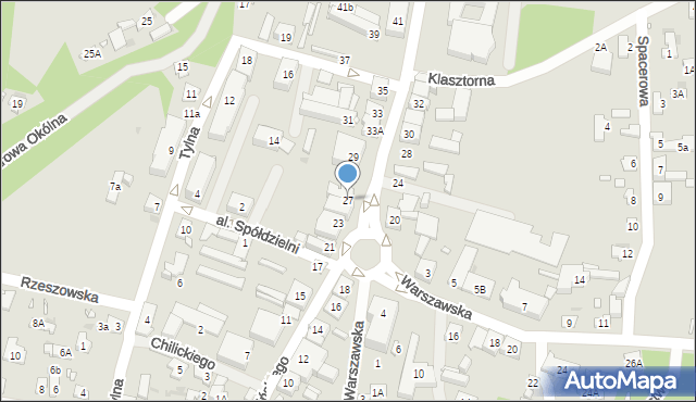 Zakroczym, bł. ojca Honorata Koźmińskiego, 27, mapa Zakroczym