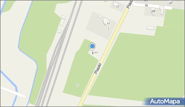 Zarzecze, Blok, 9, mapa Zarzecze