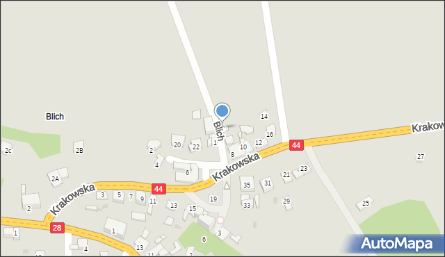 Zator, Blich, 2, mapa Zator