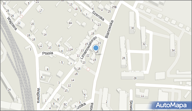 Zawiercie, Blanowska, 17, mapa Zawiercie