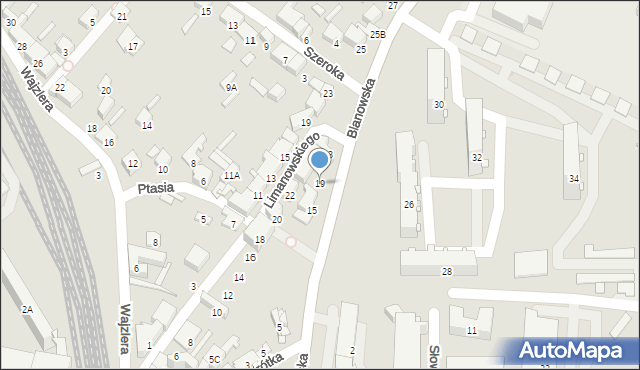 Zawiercie, Blanowska, 19, mapa Zawiercie