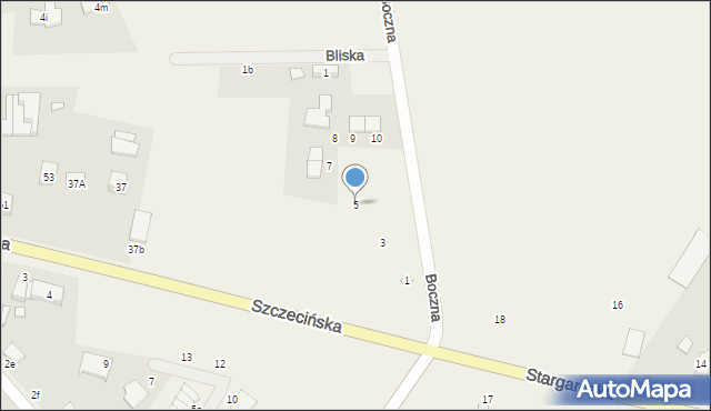 Zieleniewo, Bliska, 5, mapa Zieleniewo