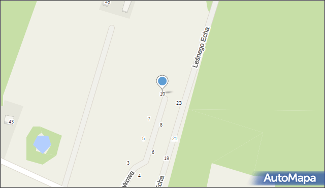 Bartoszówka, Borówkowa, 10, mapa Bartoszówka