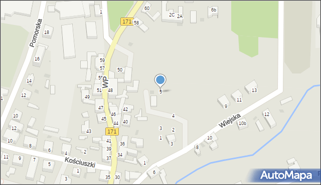 Barwice, Boczna, 5, mapa Barwice