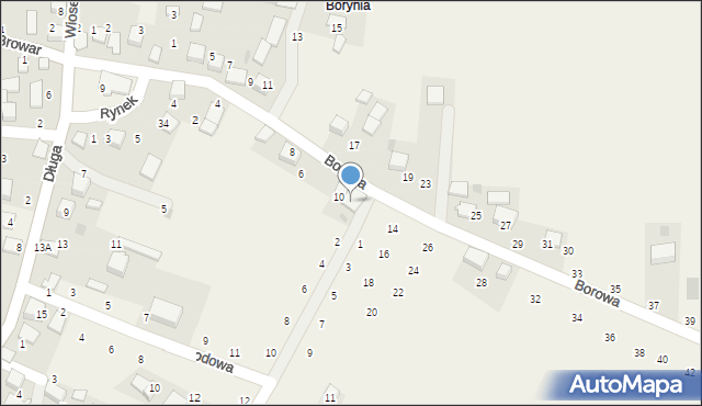 Będkowice, Borowa, 12, mapa Będkowice