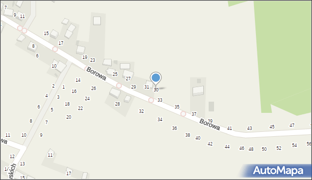 Będkowice, Borowa, 30, mapa Będkowice