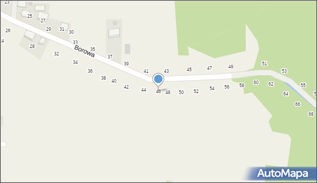 Będkowice, Borowa, 46, mapa Będkowice