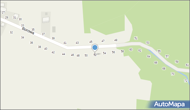 Będkowice, Borowa, 52, mapa Będkowice