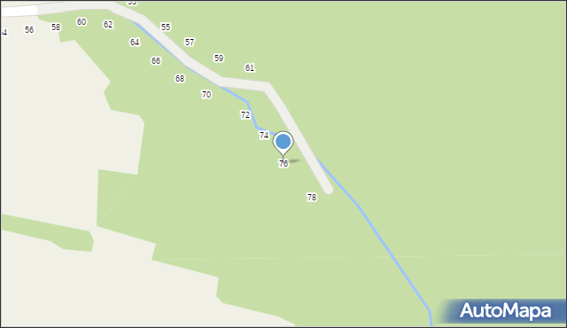 Będkowice, Borowa, 76, mapa Będkowice