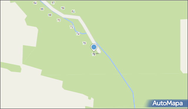 Będkowice, Borowa, 78, mapa Będkowice