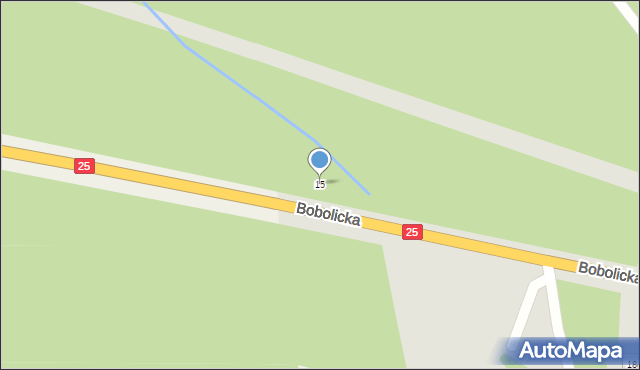 Biały Bór, Bobolicka, 15, mapa Biały Bór