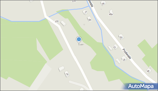 Biecz, Bochniewicza, 102, mapa Biecz