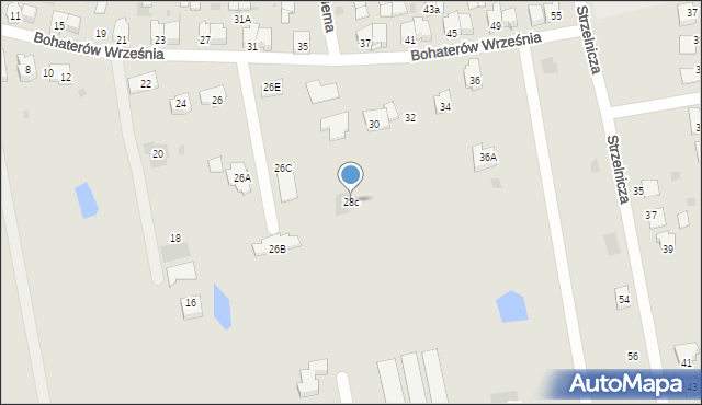 Bielsk Podlaski, Bohaterów Września, 28c, mapa Bielsk Podlaski